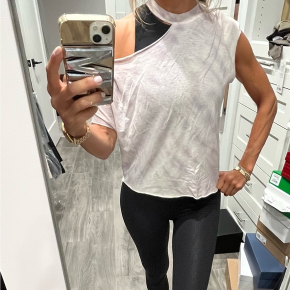 NWT RTA asymmetric tie dye muscle tee - XS - Picture 6 of 7